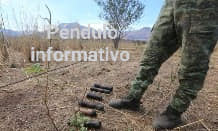 sedena explota minas en Aguililla