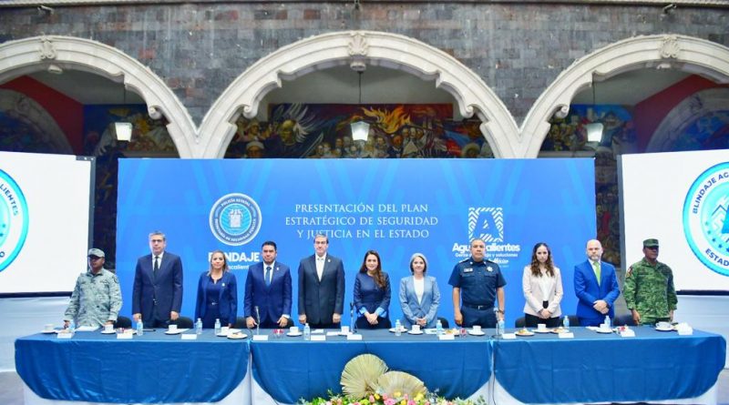 La gobernadora presentó el Plan Estratégico de Seguridad y Justicia en el Estado “Blindaje Aguascalientes”