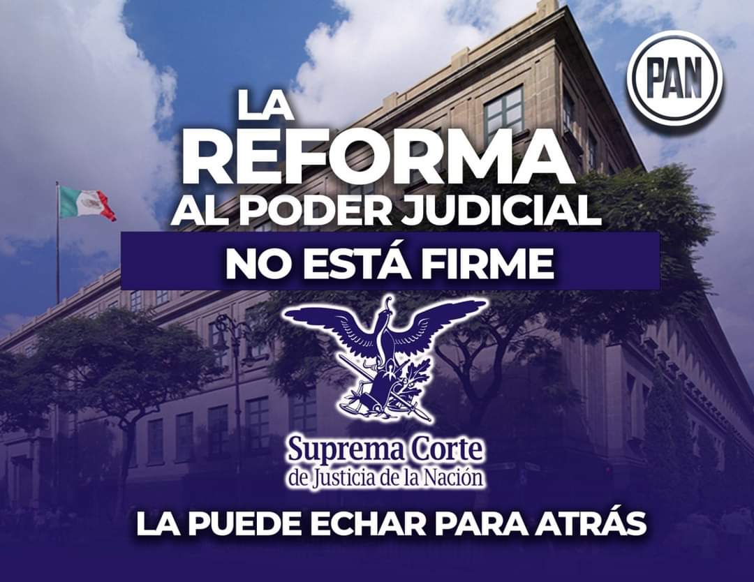 REFORMA JUDICIAL NO ESTA FIRME;#SCJN AUN LA PUEDE ECHAR PARA ATRÁS MARKO CORTÉS