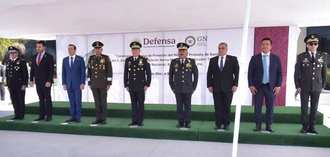 👮♂️ #Seguridad #SSPE PRESENTE EN TOMA DE PROTESTA De NUEVO COORDINADOR REGIONAL DE GUARDIA NACIONAL