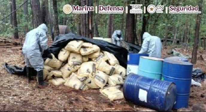 🔴 #DeInterés | SEMAR ASEGURA 42 TONELADAS DE METANFETAMINA EN MICHOACÁN