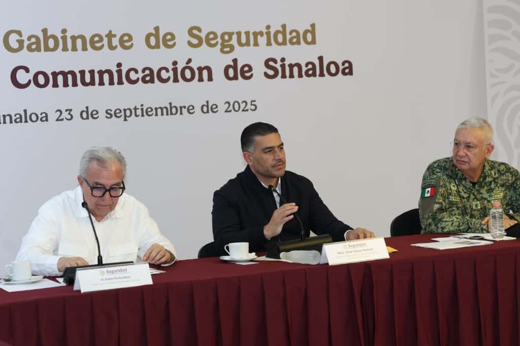 🛑BAJAN HOMICIDIOS Y VIOLENCIA EN SINALOA:OMAR GARCÍA HARFUCH