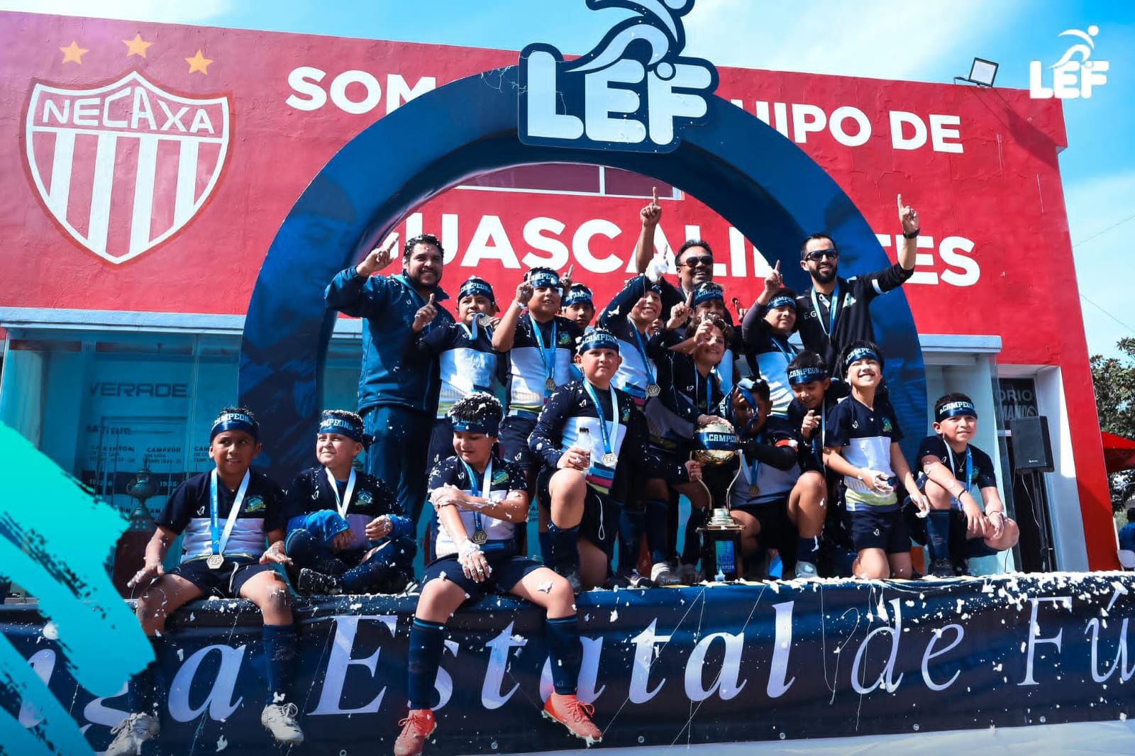 🏆⛹️♂️ESCUELA DEL DEPORTE CONQUISTÓ CINCO CAMPEONATOS EN LA LIGA ESTATAL DE FUTBOL
