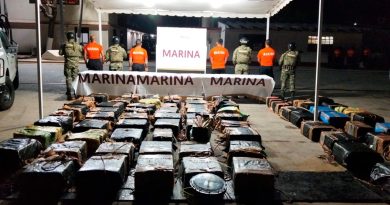 🛥#MARINA ASEGURA MÁS DE DOS TONELADAS DE #COCAÍNA EN EL GOLFO DE TEHUANTEPEC