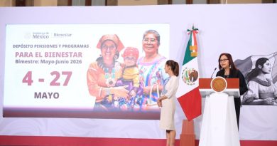 🇲🇽#SHEINBAUM ATRIBUYE PROGRAMAS SOCIALES AL COMBATE A LA CORRUPCIÓN; ANUNCIA DISPERSIÓN DE APOYOS POR MÁS DE 104 MIL MDP