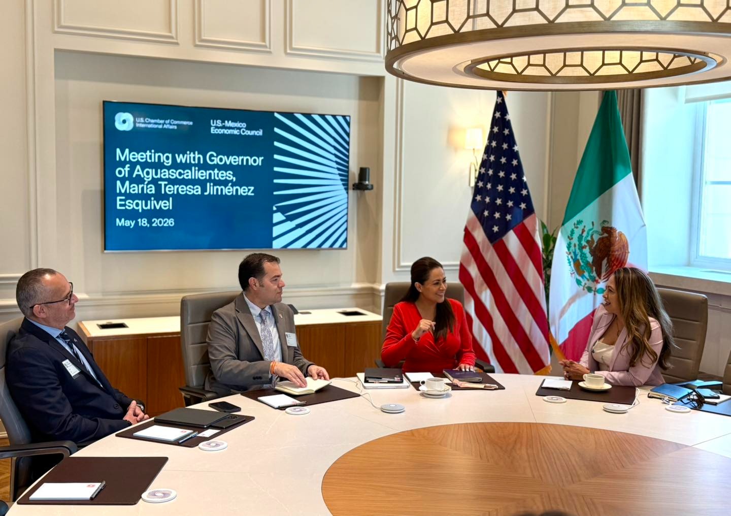🇺🇲🇲🇽 #TERE JIMÉNEZ BUSCA FORTALECER ALIANZAS EN #EEUU PARA ATRAER INVERSIÓN A #AGUASCALIENTES